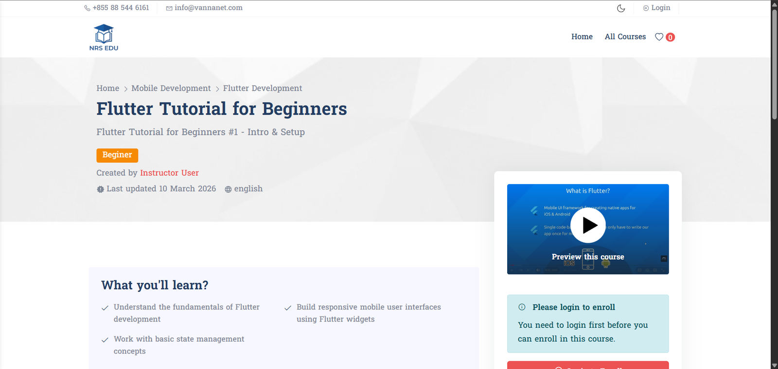 NRS Education System Image