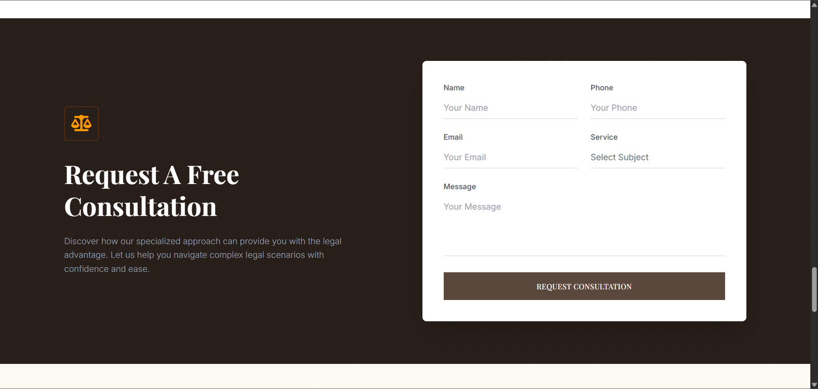 Law Firm Office Website Image